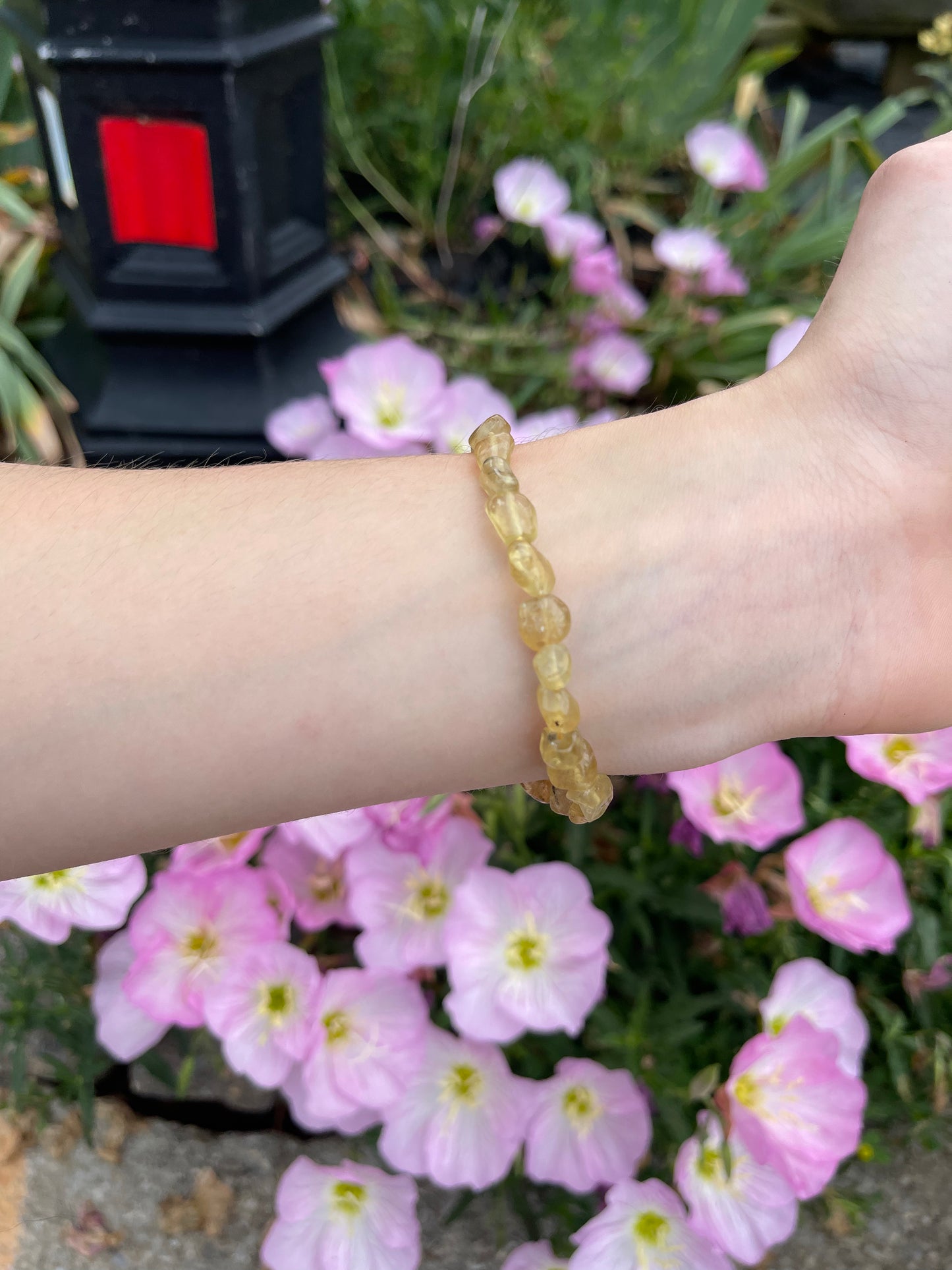 Golden Apatite stretchy bracelet