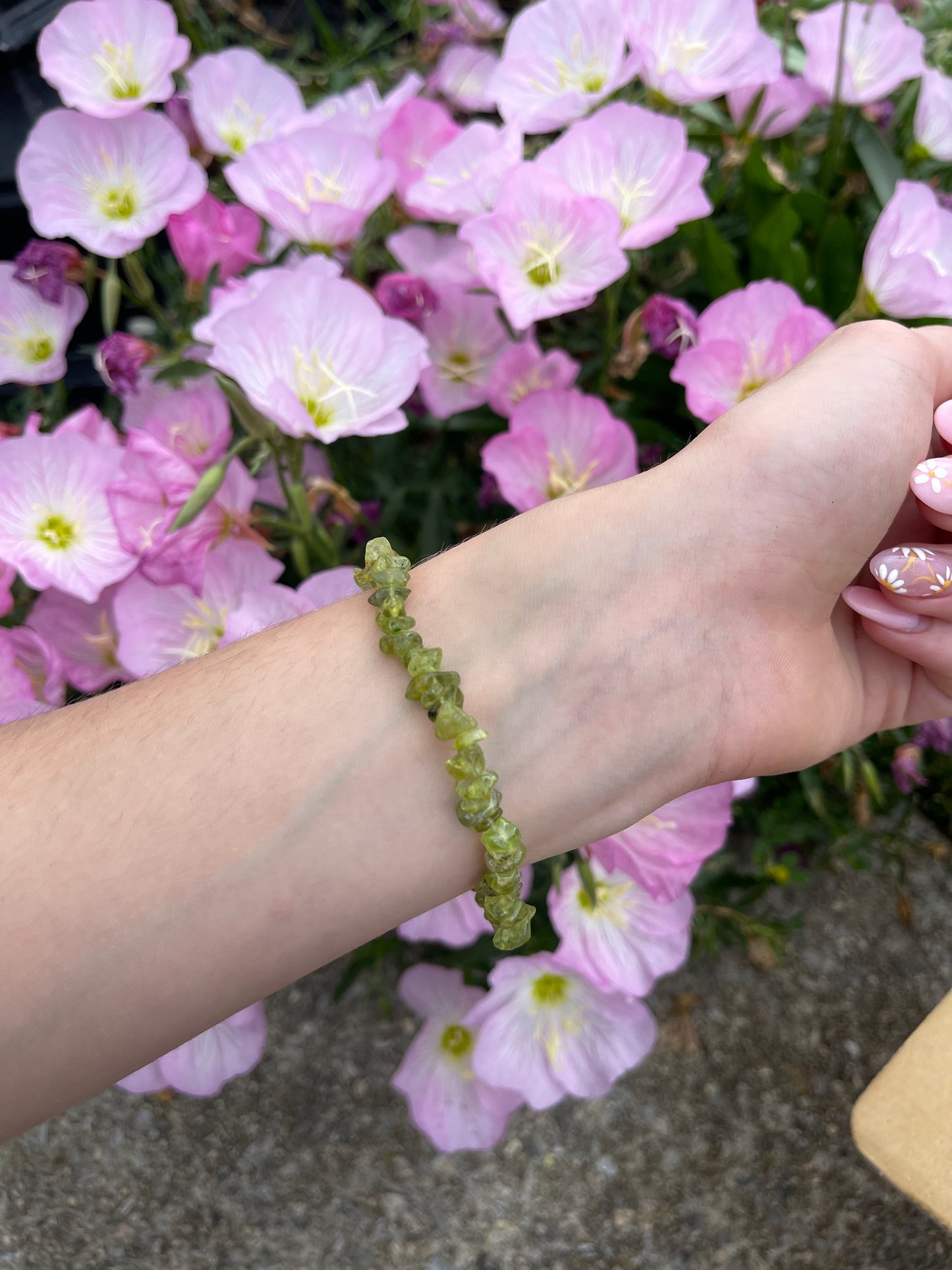 Peridot stretchy bracelet