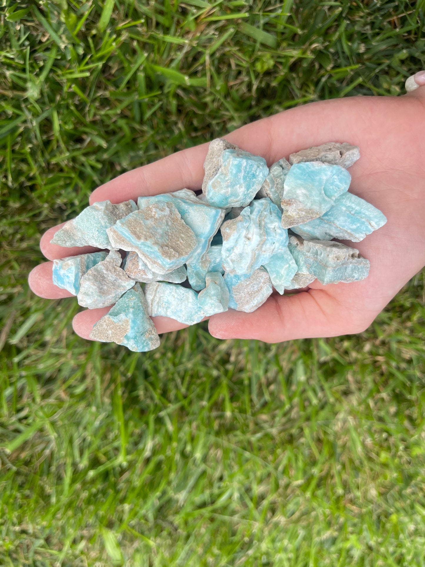 Caribbean Calcite raw chunk