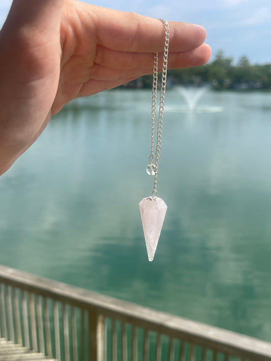 Rose Quartz Pendulum