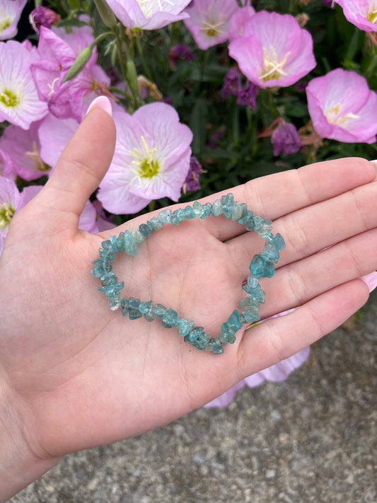 Apatite stretchy bracelet