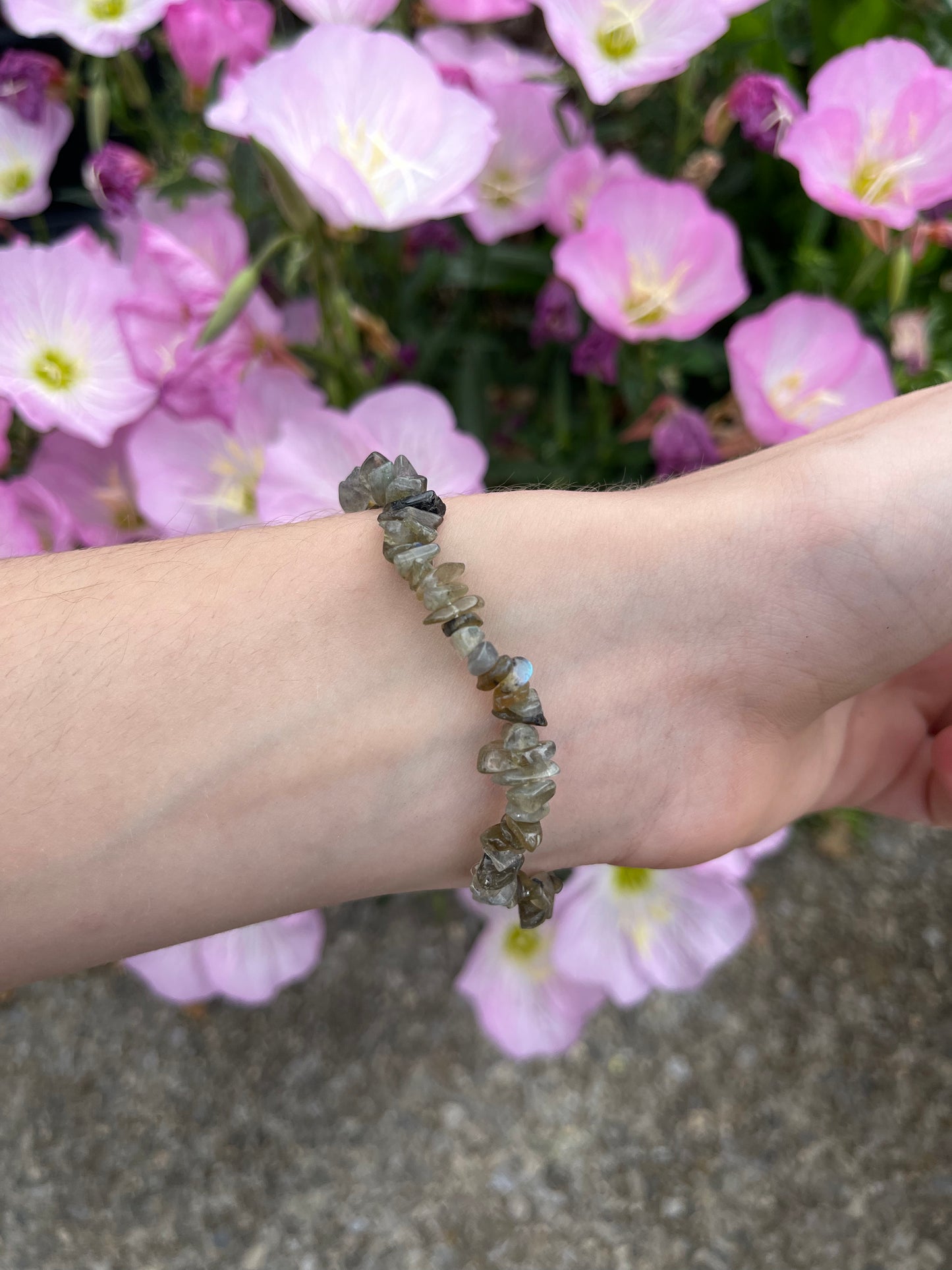 Labradorite stretchy bracelet