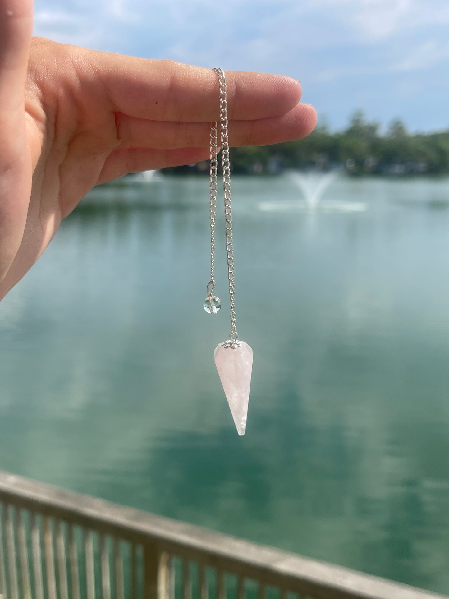 Rose Quartz Pendulum