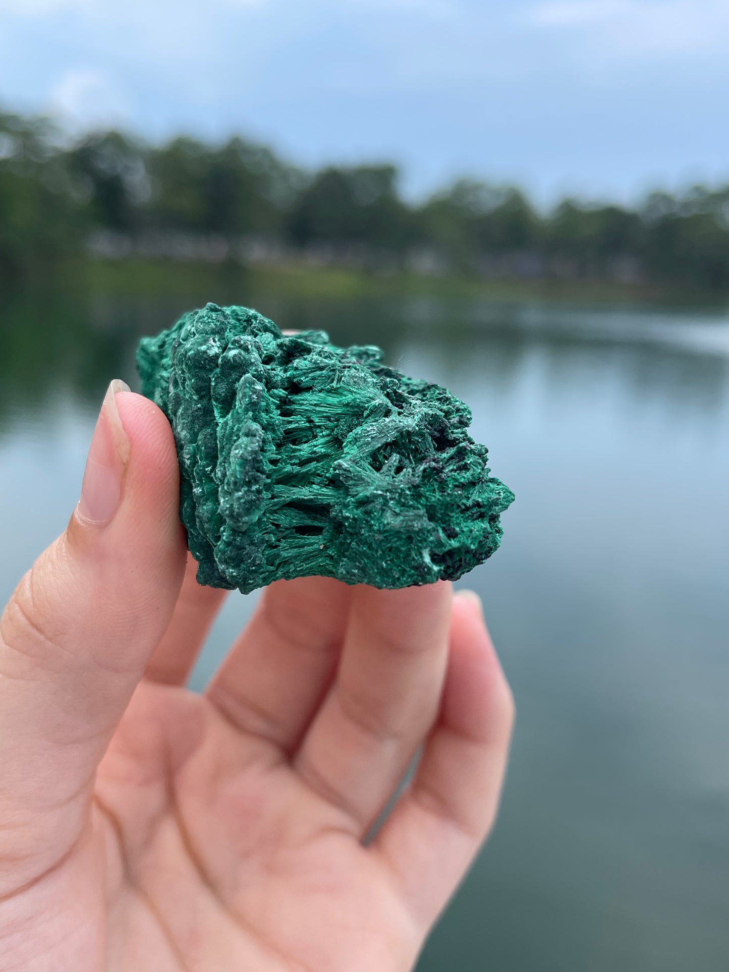 Fibrous Malachite