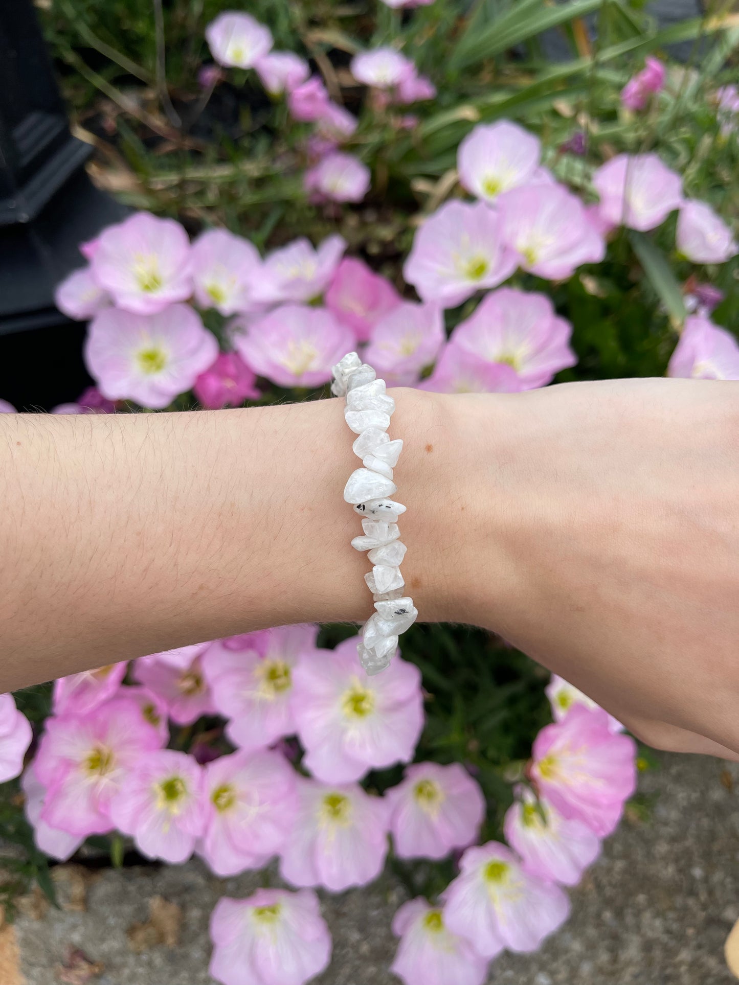 Moonstone stretchy bracelet