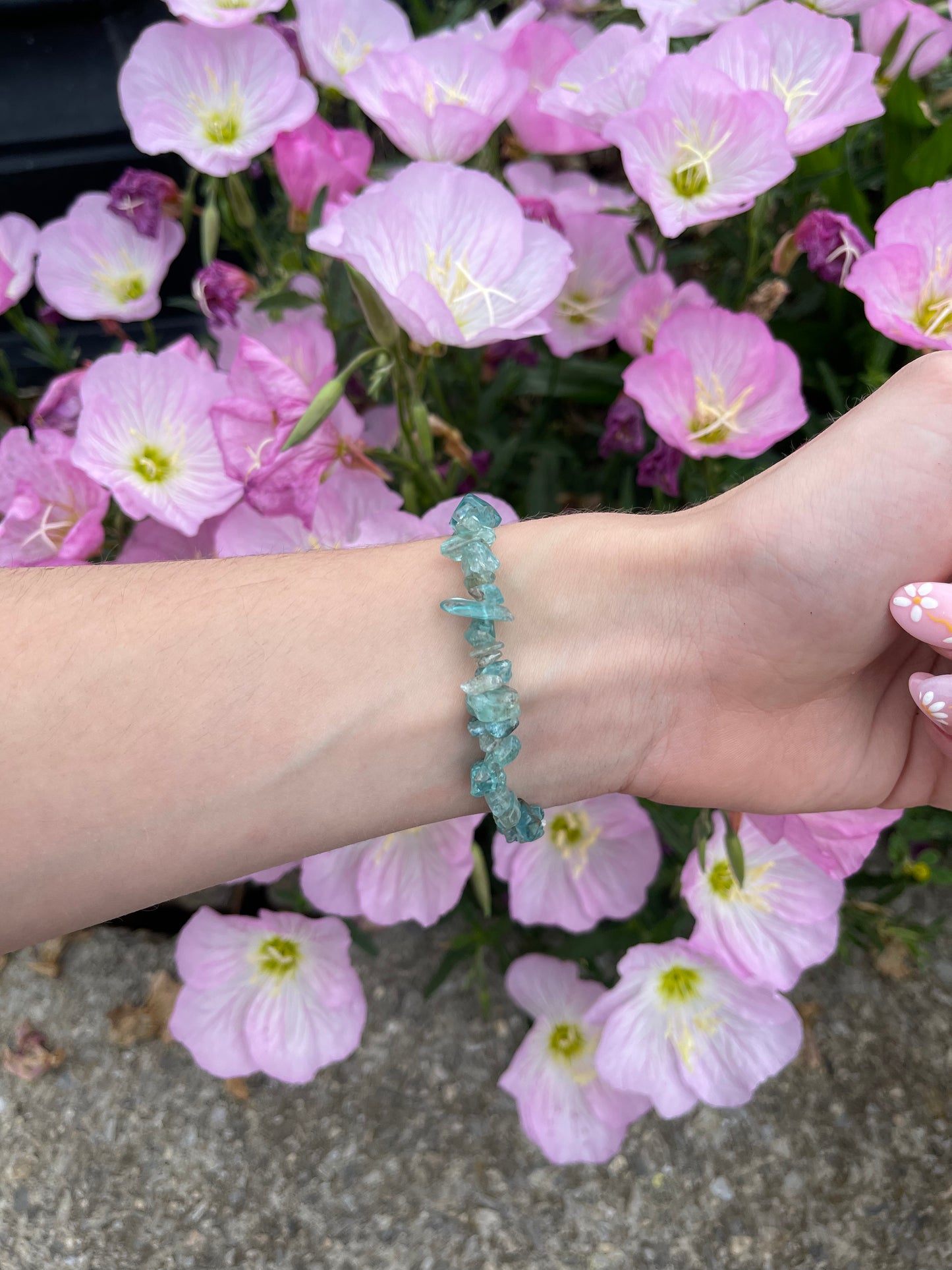 Apatite stretchy bracelet