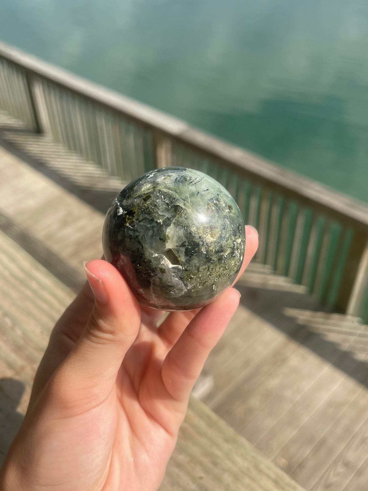 Prehnite with Epidote