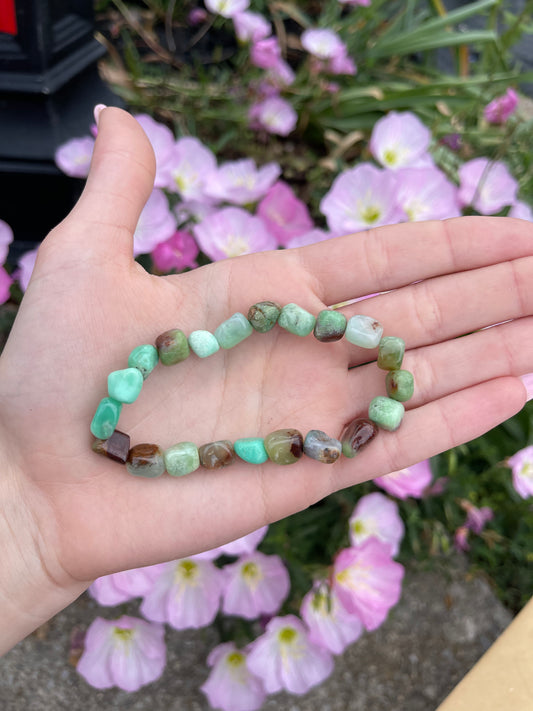 Chrysoprase stretchy bracelet