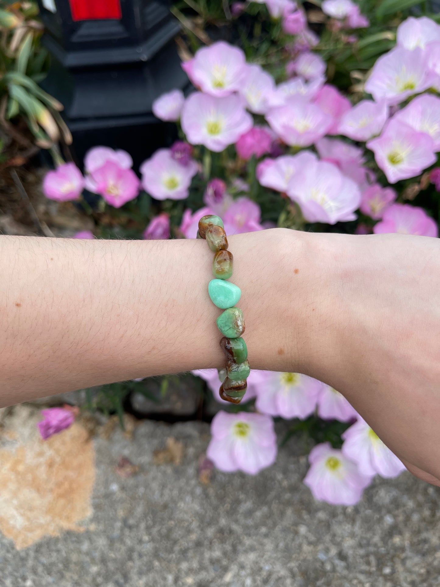 Chrysoprase stretchy bracelet