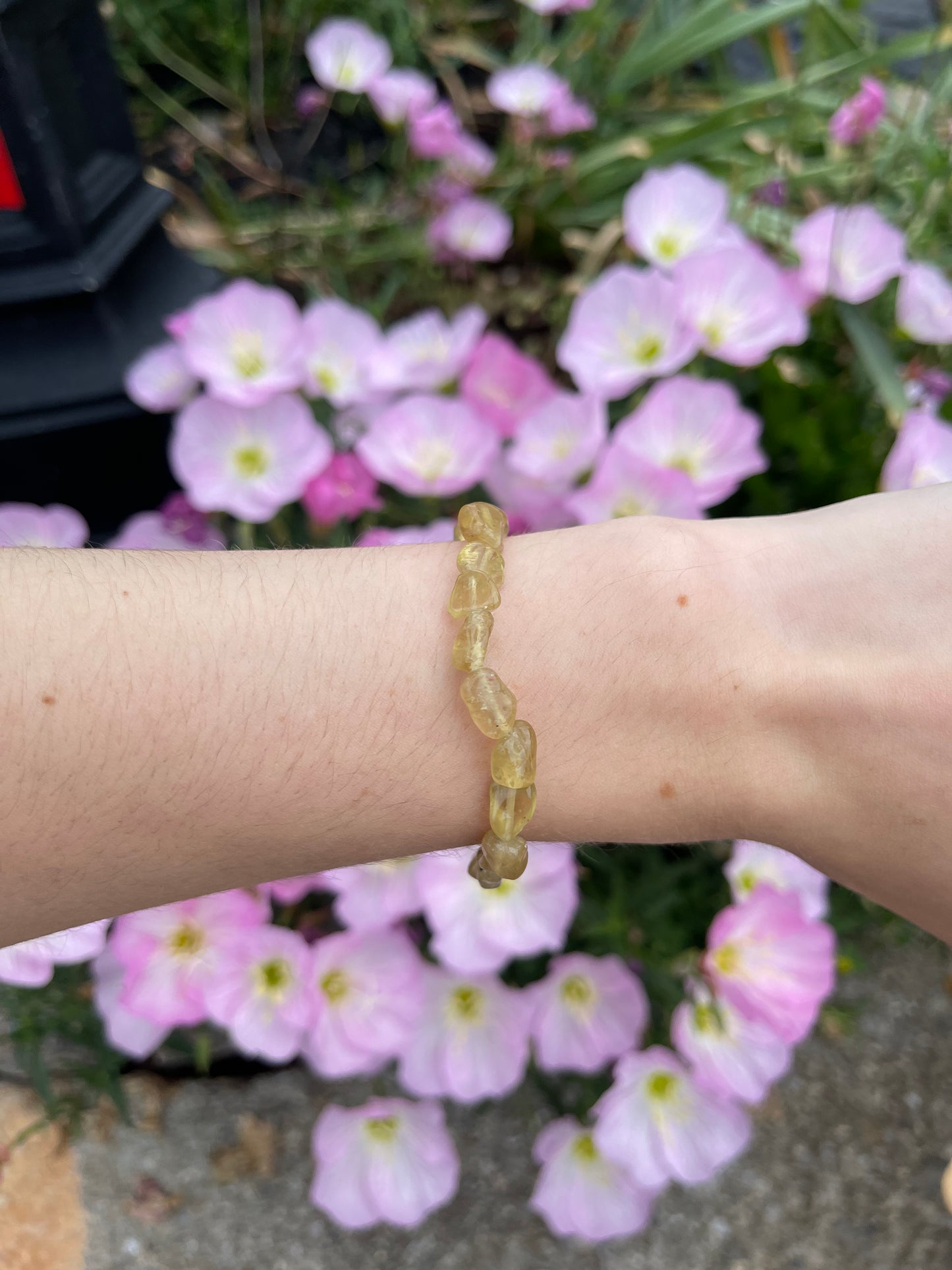 Golden Apatite stretchy bracelet