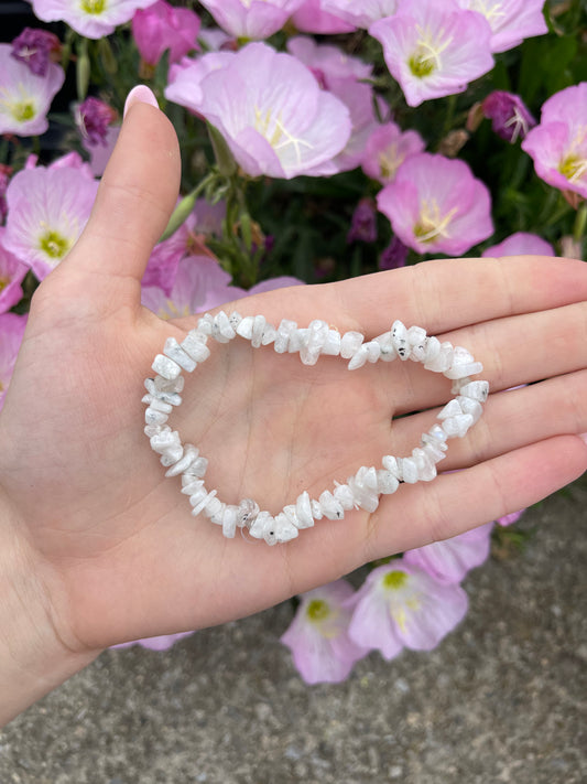 Moonstone stretchy bracelet