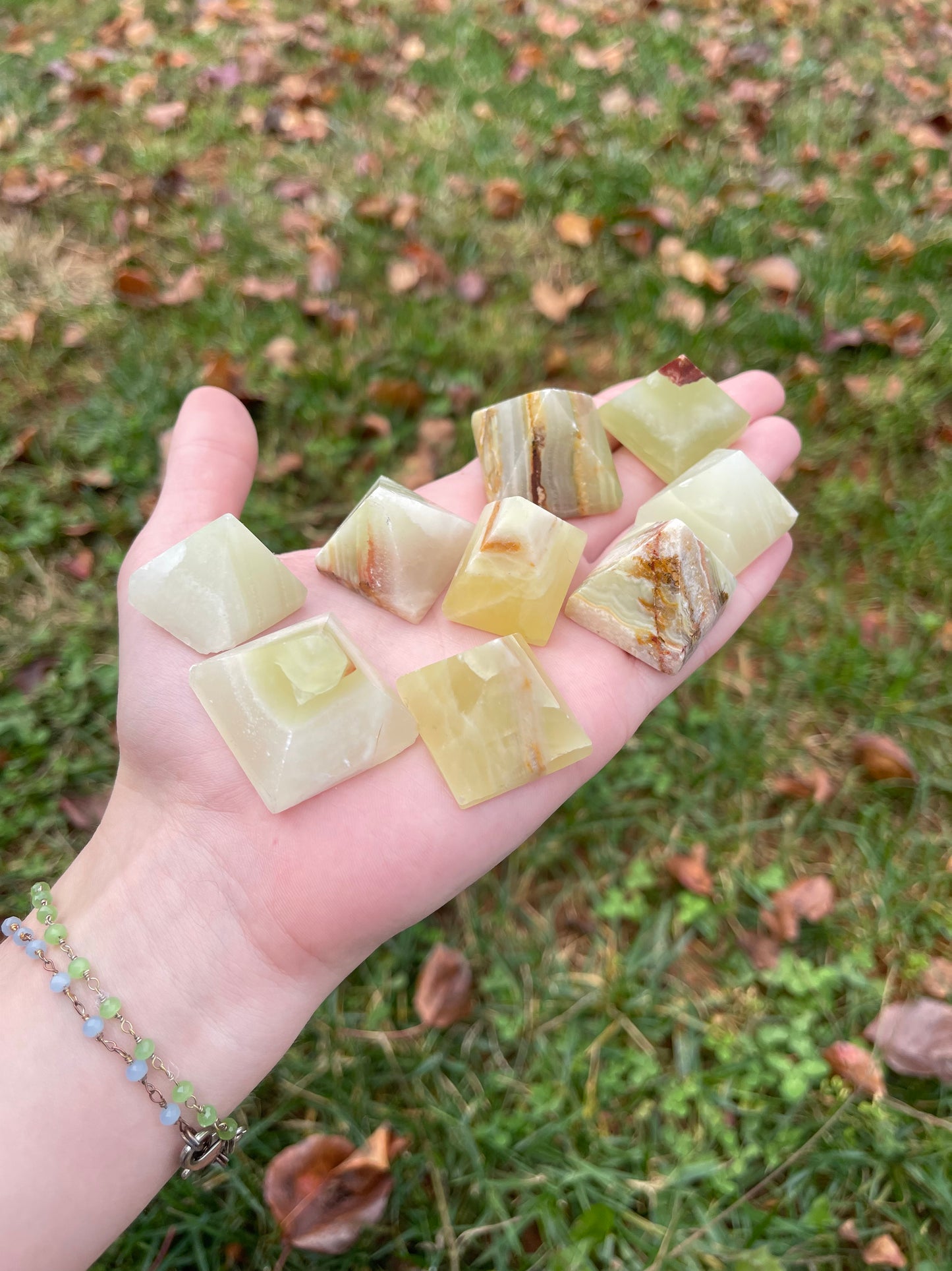 Green Onyx mini pyramid