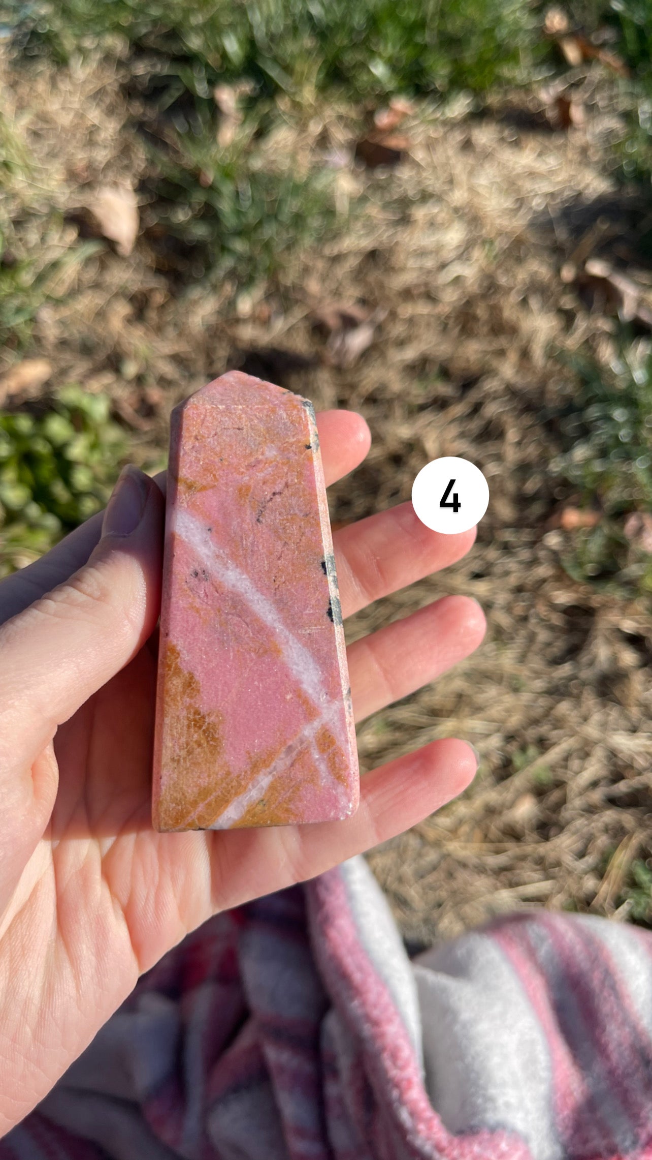 Rhodonite tower #4