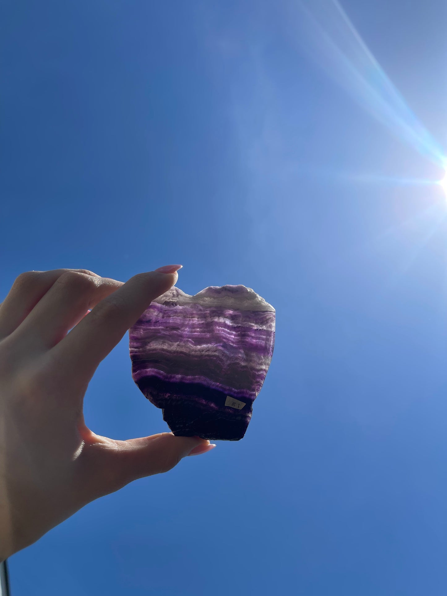 Fluorite slab #18