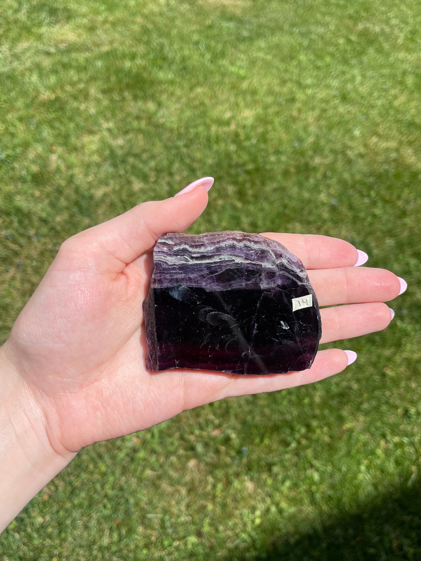 Fluorite slab #14