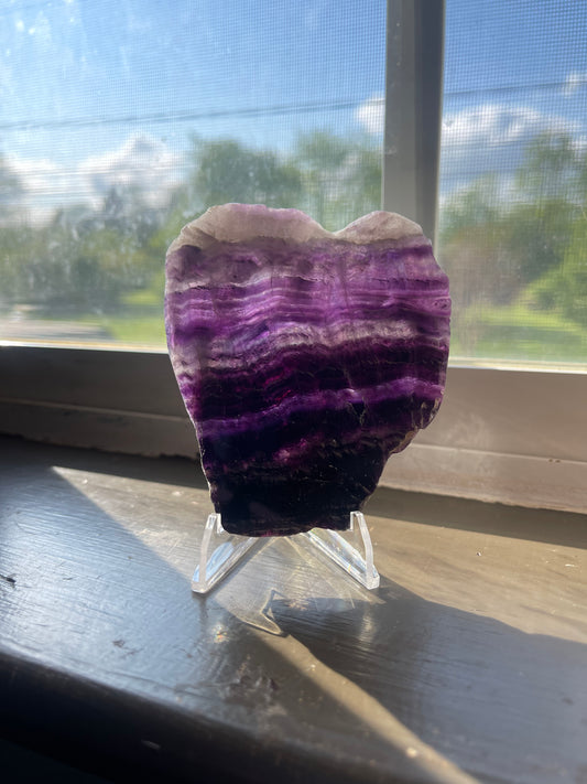 Fluorite slab #18