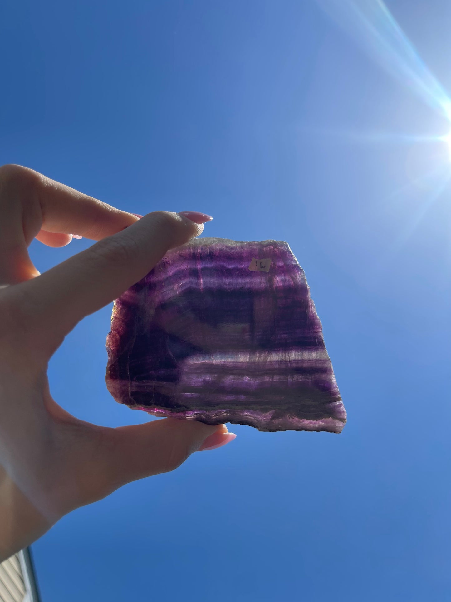 Fluorite slab #16