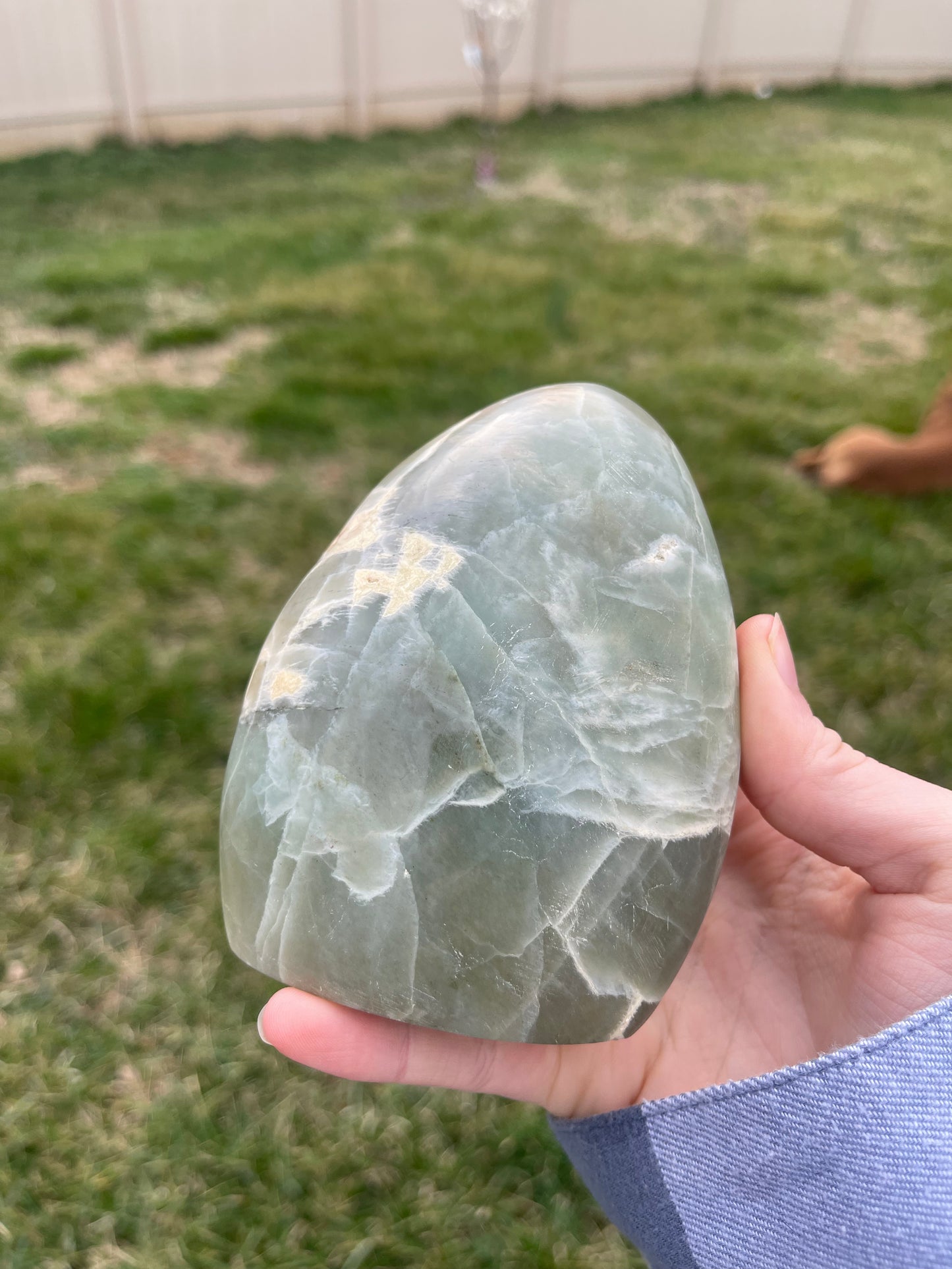 Garnierite / Green Moonstone Freeform #1