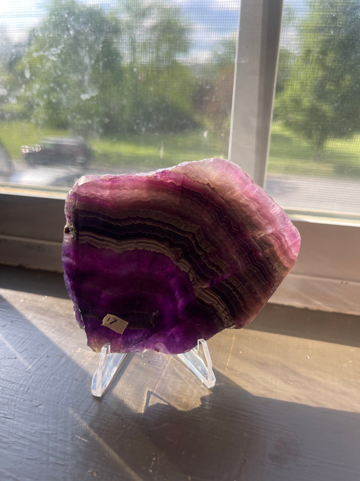 Fluorite slab  #17