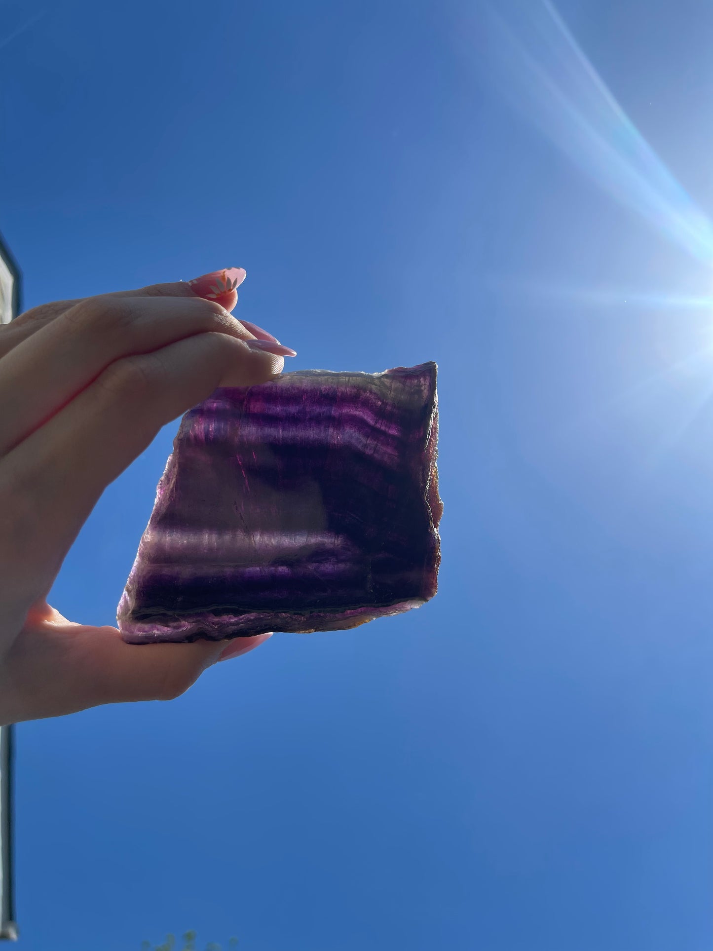 Fluorite slab #16