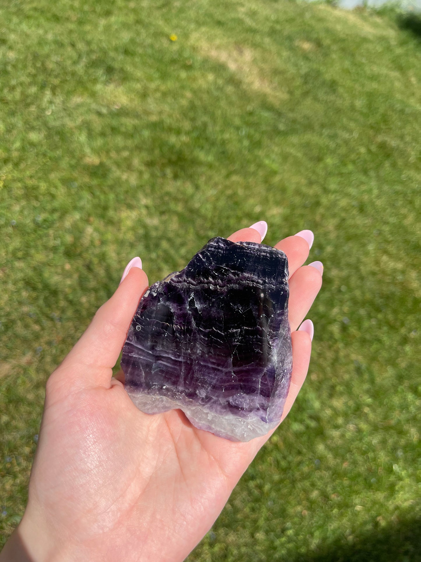 Fluorite slab #18