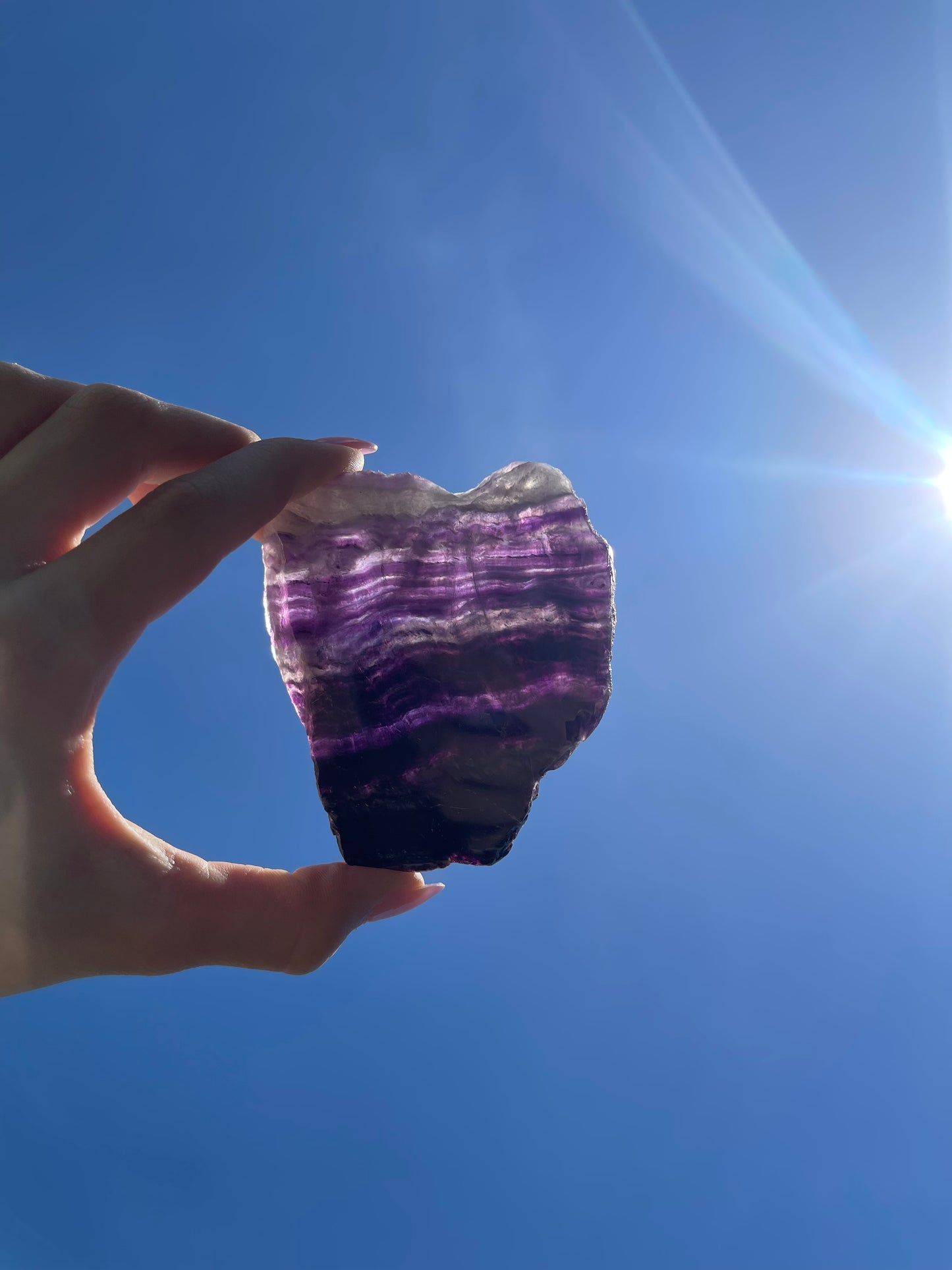 Fluorite slab #18