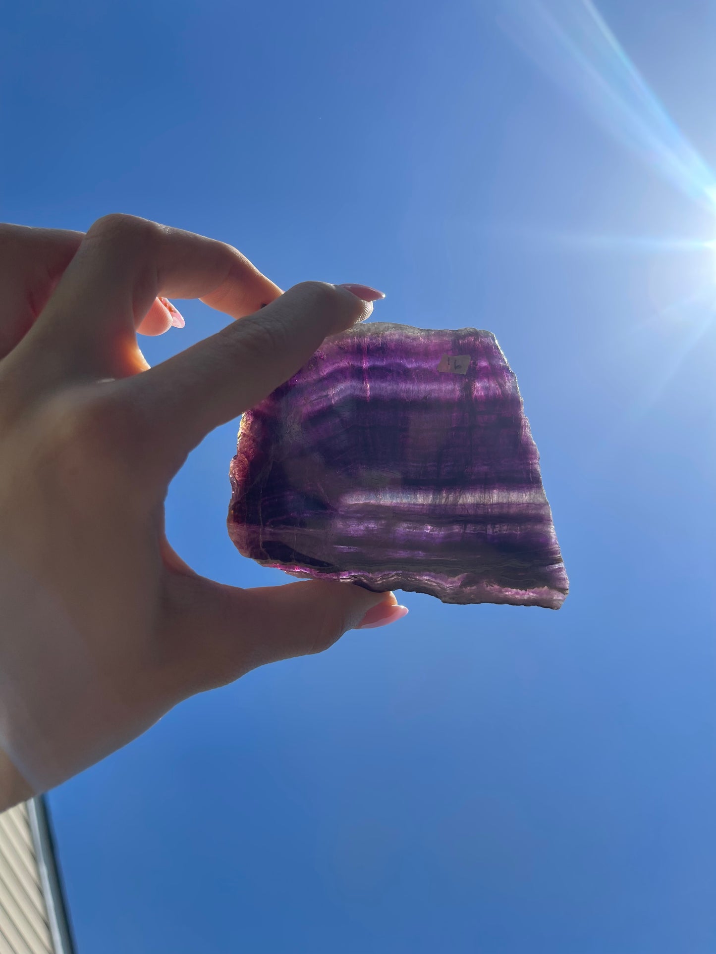 Fluorite slab #16