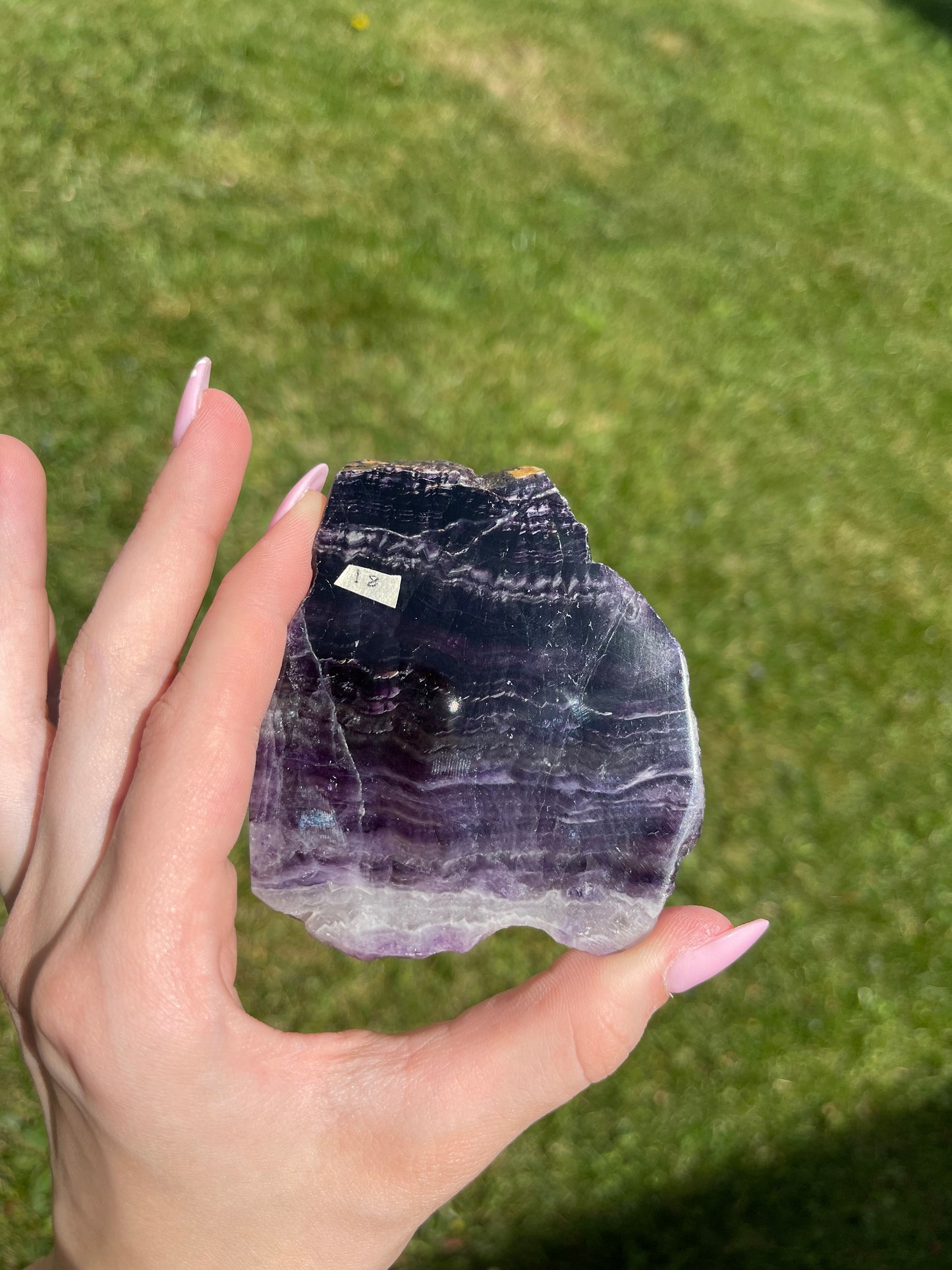 Fluorite slab #18