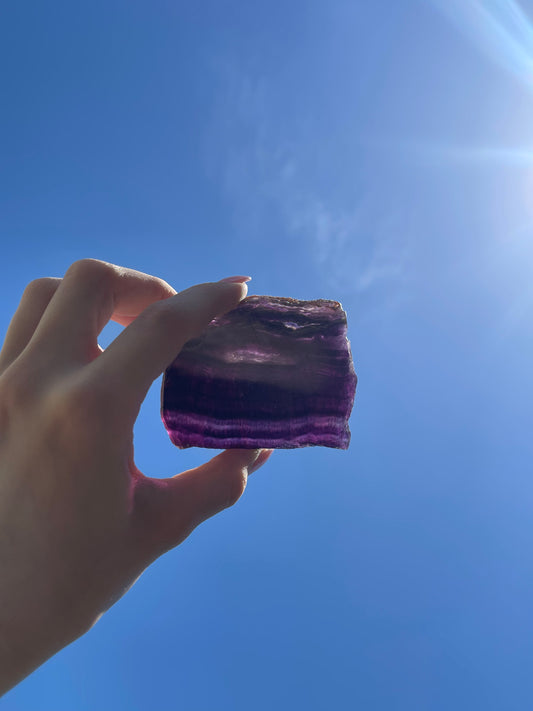 Fluorite slab #14